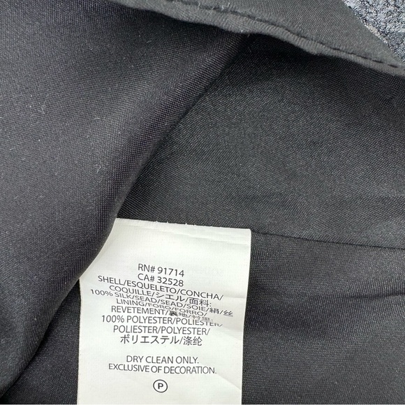 Armani exchange one shoulder top tank black ruffle frilly frills luxury luxe - Picture 8 of 8